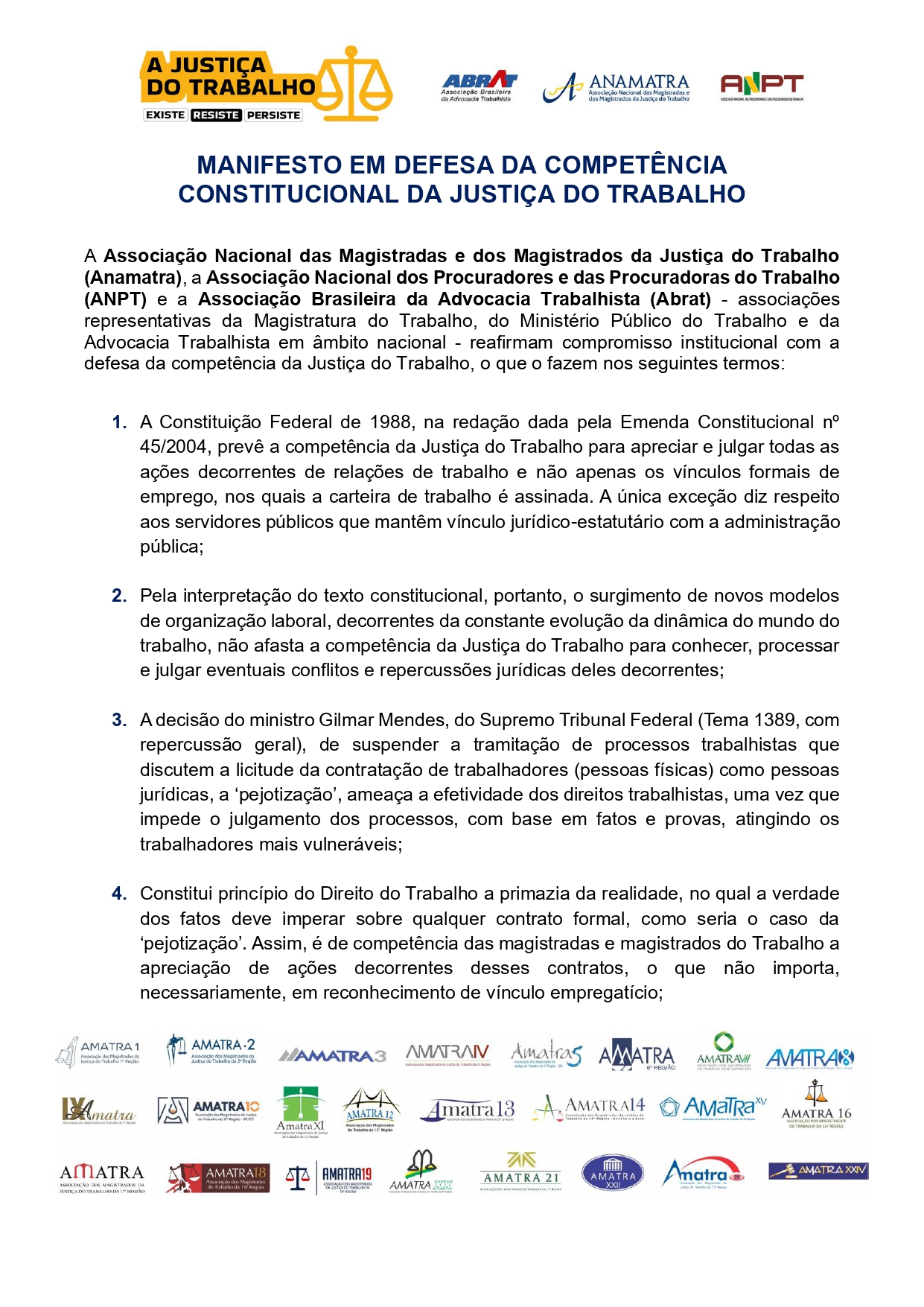 Manifesto em Defesa JT. Com Amatras publicar page 0001